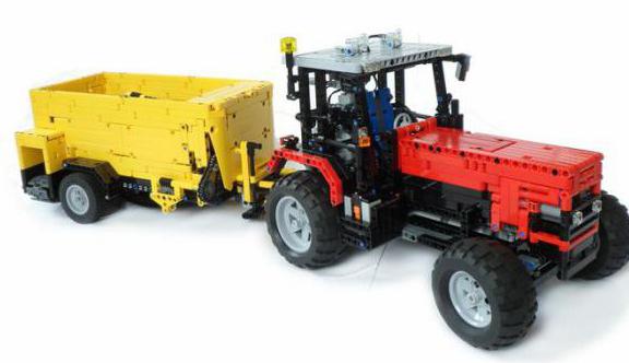 Како направити трактор од Лего? Учење основа изградње