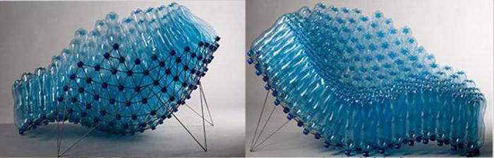 Како направити столицу пластичних боца са својим рукама