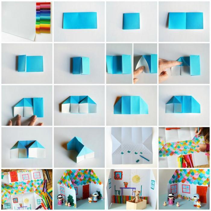 Оригами за децу 4-5 година: шеме и идеје