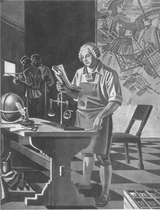 Микхаил Васиљевич Ломоносов у литератури 18. века